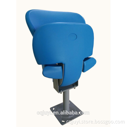 BLM-4817uv hdpe plastic stadium seat folding arm chair rise mount plastic outdoor furniture